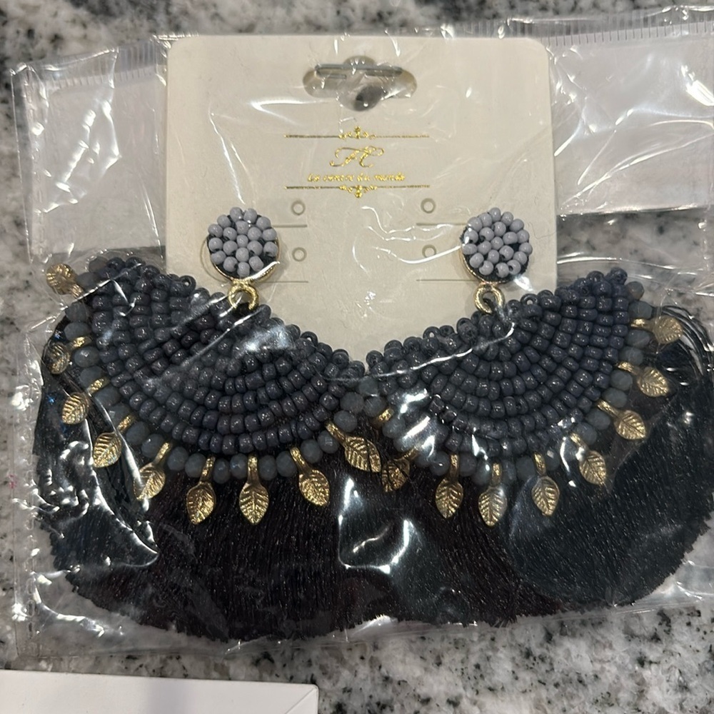 Boho Earrings Lot of 5 pair - Picture 4 of 7